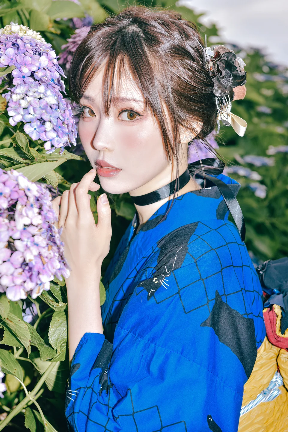 ElyEE子 - Rainy Season Black Cat [38P,4V-93MB] tg@simisebaisi 【丝足阁】017.webp